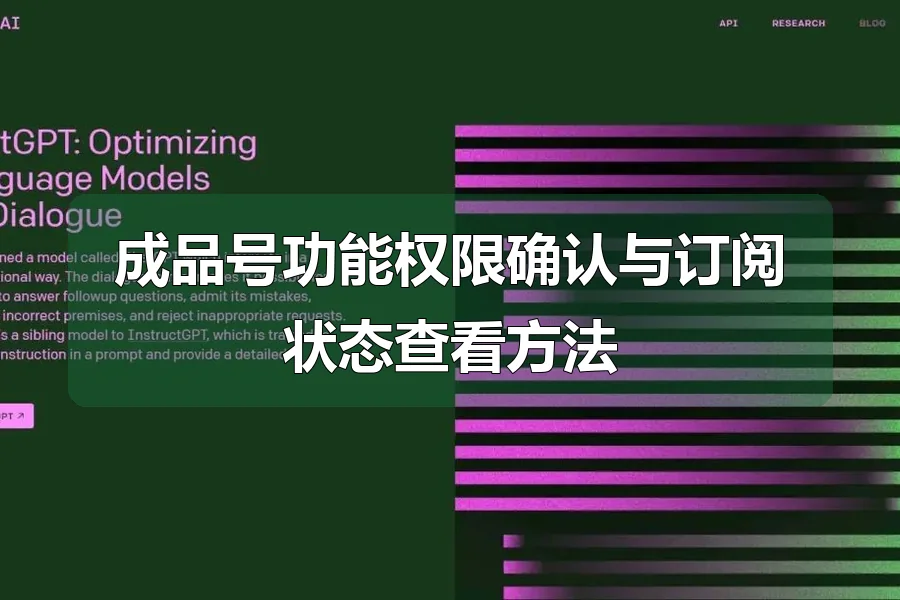 成品号功能权限确认与订阅状态查看方法